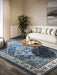 Villeroy and Boch kollektion 1869 106123 blue cream Blue, Cream Living Room  Rug.
