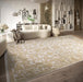 Villeroy and Boch 1879 106146 cream Ivory Living Room Geometric Rug.