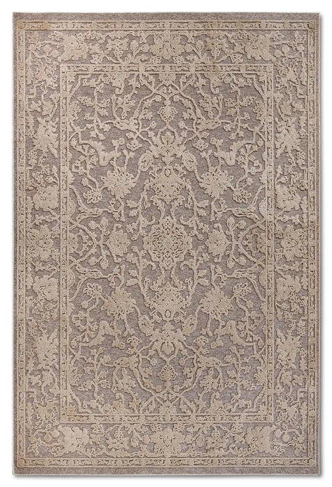 Villeroy and Boch 1879 106149 natural grey beige Grey, Beige Living Room Geometric Rug.