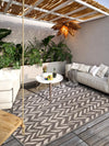 Villeroy and Boch 1883 indoor outdoor 106150 natural brown beige Brown, Beige Living Room Washable Rug.
