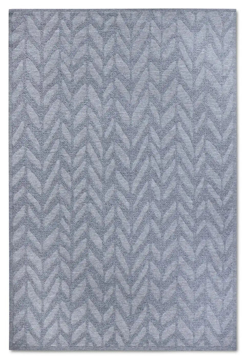 Villeroy and Boch 1883 indoor outdoor 106151 grey Grey Living Room Washable Rug.