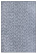 Villeroy and Boch 1883 indoor outdoor 106151 grey Grey Living Room Washable Rug.
