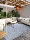 Villeroy and Boch 1883 indoor outdoor 106151 grey Grey Living Room Washable Rug.