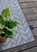 Villeroy and Boch 1883 indoor outdoor 106151 grey Grey Living Room Washable Rug.