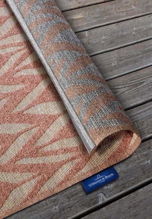Villeroy and Boch 1883 indoor outdoor 106152 natural copper Orange Living Room Washable Rug.