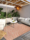 Villeroy and Boch 1883 indoor outdoor 106152 natural copper Orange Living Room Washable Rug.