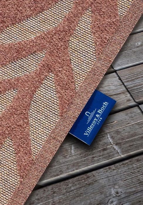 Villeroy and Boch 1883 indoor outdoor 106152 natural copper Orange Living Room Washable Rug.