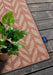 Villeroy and Boch 1883 indoor outdoor 106152 natural copper Orange Living Room Washable Rug.