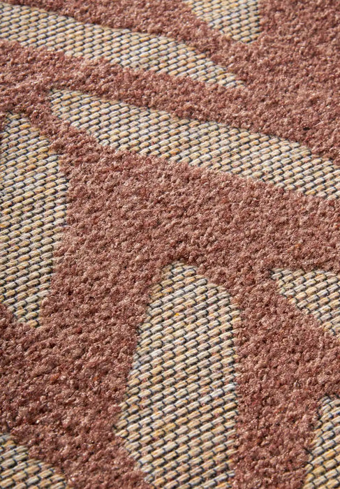 Villeroy and Boch 1883 indoor outdoor 106152 natural copper Orange Living Room Washable Rug.