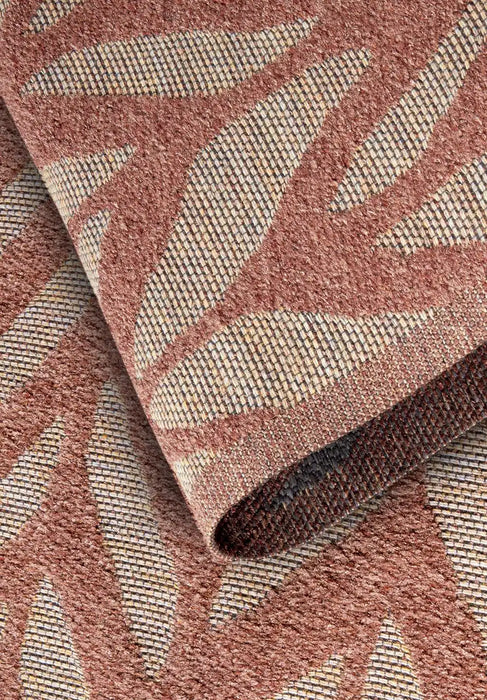 Villeroy and Boch 1883 indoor outdoor 106152 natural copper Orange Living Room Washable Rug.