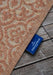 Villeroy and Boch 1883 indoor outdoor 106155 natural copper Orange Living Room Washable Rug.