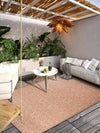 Villeroy and Boch 1883 indoor outdoor 106155 natural copper Orange Living Room Washable Rug.