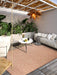 Villeroy and Boch 1883 indoor outdoor 106155 natural copper Orange Living Room Washable Rug.