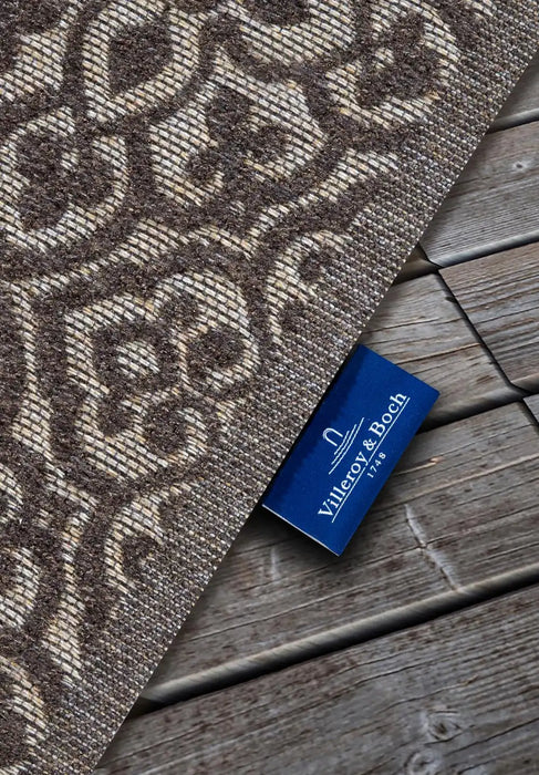 Villeroy and Boch 1883 indoor outdoor 106156 natural brown beige Brown, Beige Living Room Washable Rug.