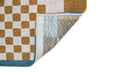 Louis de Poortere chess 109338 honey Yellow, Multicoloured Living Room  Rug.