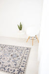Rug Style balletto 13na blue Blue Living Room Geometric Rug.