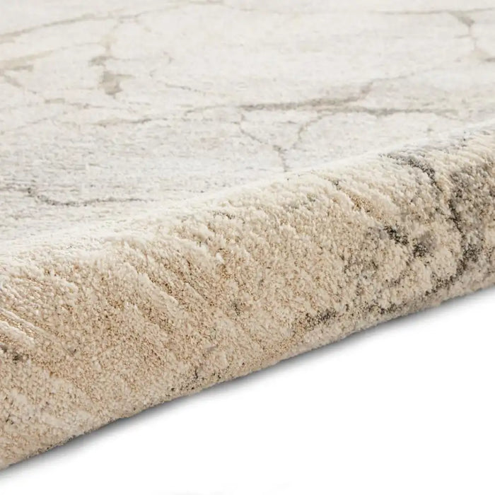 Think Rugs geneva think 1614 silver Grey Living Room Geometric Rug.