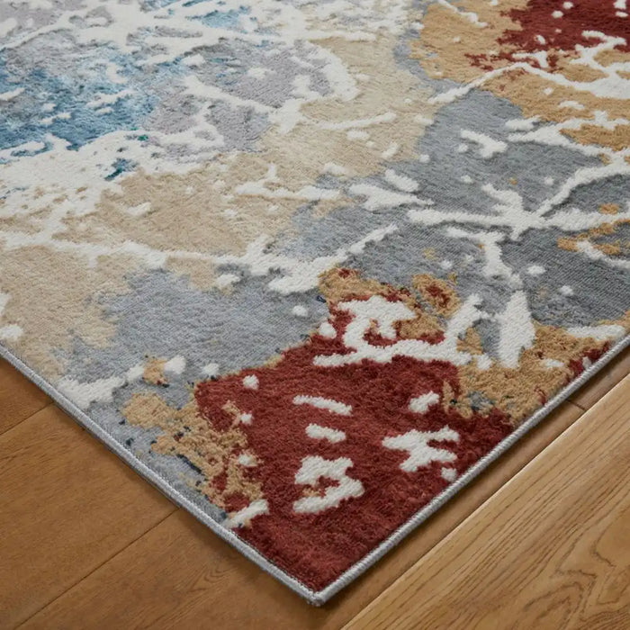 Oriental Weavers zoe 1803x multi Multicoloured Living Room Geometric Rug.
