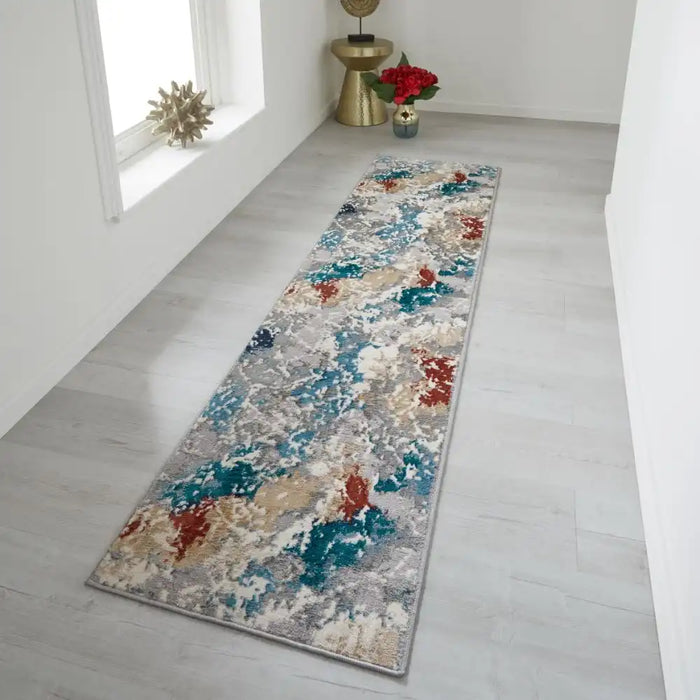 Oriental Weavers zoe 1803x multi Multicoloured Living Room Geometric Rug.