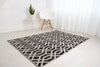 Rug Style balletto 18fa anthracite light grey Grey Living Room Geometric Rug.