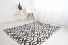 Rug Style balletto 18fa beige anthracite Grey, Beige Living Room Geometric Rug.