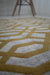 Rug Style balletto 18fa beige ochre Yellow, Beige Living Room Geometric Rug.
