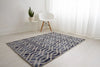 Rug Style balletto 18fa blue Blue Living Room Geometric Rug.