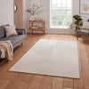 Think Rugs flores by think 1924 cream Ivory, Cream Living Room Shaggy Rug.