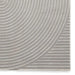 Think Rugs flores by think 1924 grey Grey Living Room Shaggy Rug.