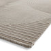 Think Rugs flores by think 1924 mink Brown, Beige Living Room Shaggy Rug.