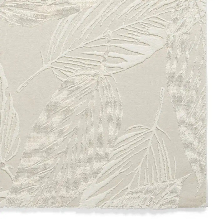 Think Rugs flores by think 1925 cream Ivory, Cream Living Room Shaggy Rug.