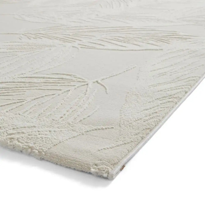 Think Rugs flores by think 1925 cream Ivory, Cream Living Room Shaggy Rug.