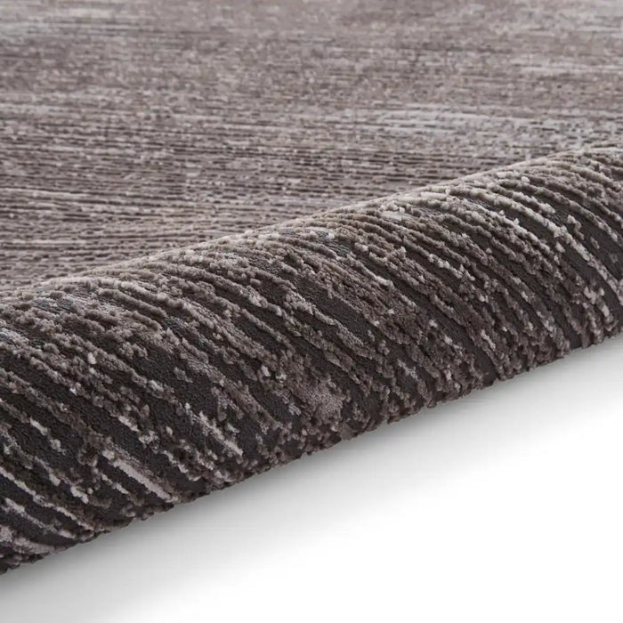 Think Rugs flores by think 1930 charcoal Grey Living Room Shaggy Rug.