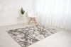 Rug Style balletto 19na beige anthracite Beige, Black Living Room Geometric Rug.