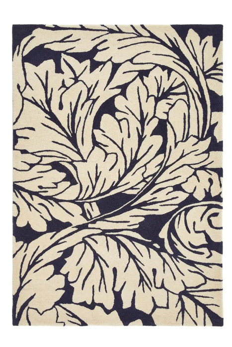 Origins origins heritage 2 midnight blue Blue, Ivory Living Room Wool Rug.