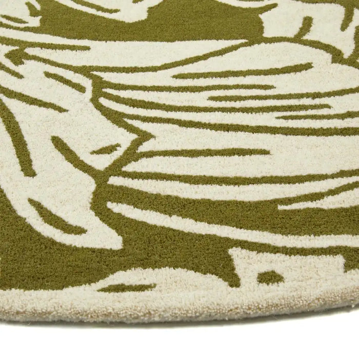 Origins origins heritage 2 moss green Green Living Room Wool Rug.