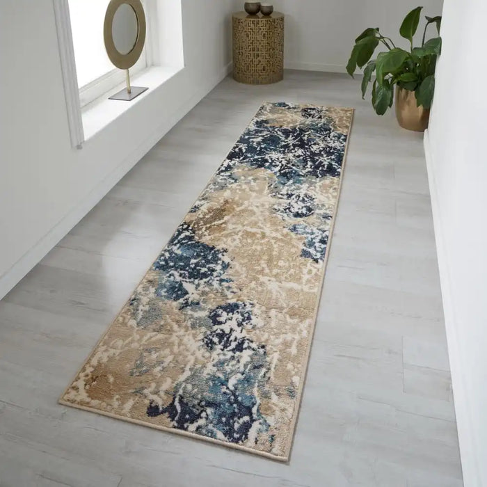 Oriental Weavers zoe 2060 j Blue, Multicoloured Living Room Geometric Rug.