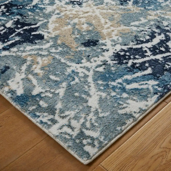 Oriental Weavers zoe 2060 j Blue, Multicoloured Living Room Geometric Rug.