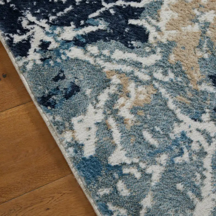 Oriental Weavers zoe 2060 j Blue, Multicoloured Living Room Geometric Rug.