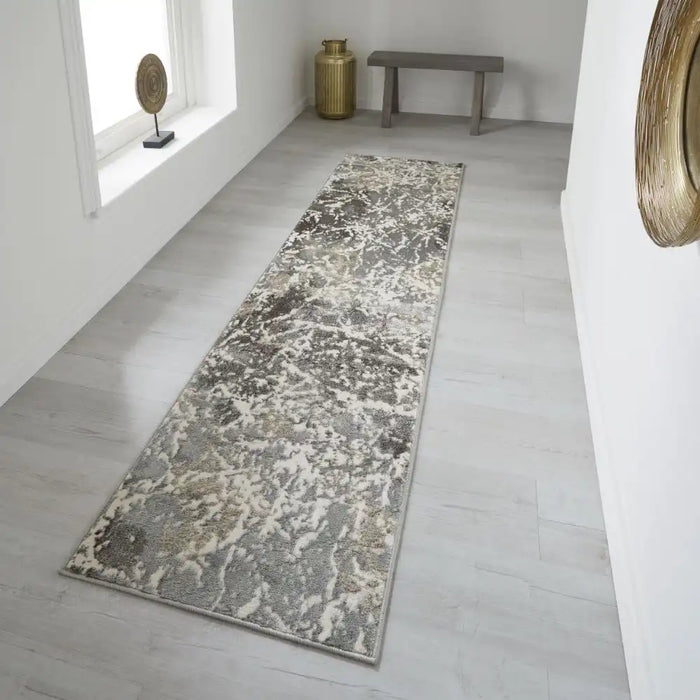 Oriental Weavers zoe 2060 l Grey, Multicoloured Living Room Geometric Rug.