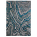 Oriental Weavers zoe 2063 l Blue, Multicoloured Living Room Geometric Rug.