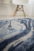 Rug Style balletto 21ea blue Blue Living Room Geometric Rug.