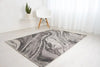 Rug Style balletto 21ea grey anthracite Grey Living Room Geometric Rug.