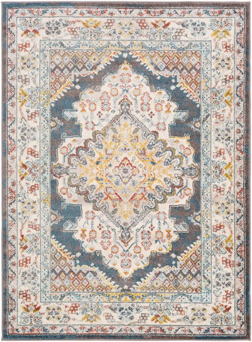 Surya jade 2303 brown Multicoloured Living Room  Rug.