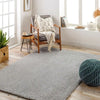 Surya claire 2303 grey Grey Living Room  Rug.