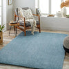 Surya claire 2305 blue Blue Living Room  Rug.