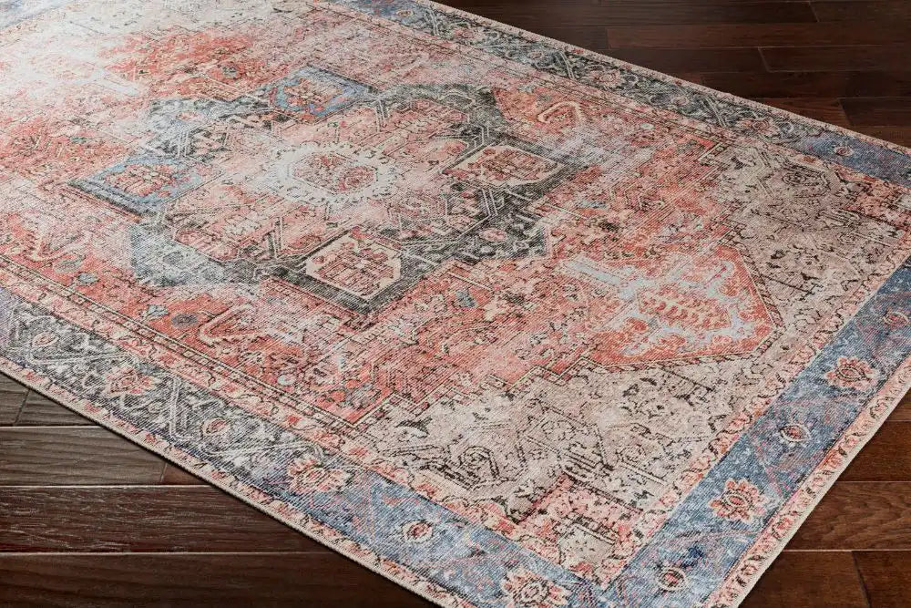 Surya lana 2309 red Red Living Room Moroccan Rug.
