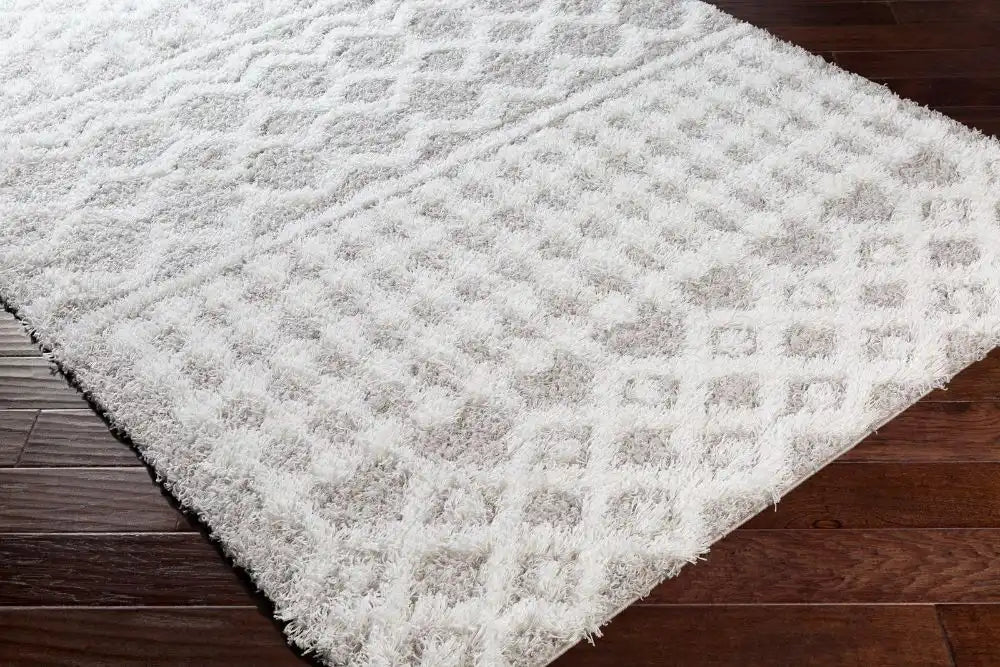 Surya nour 2310 grey Grey Living Room Geometric Rug.