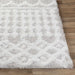 Surya nour 2310 grey Grey Living Room Geometric Rug.