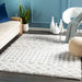 Surya nour 2310 grey Grey Living Room Geometric Rug.